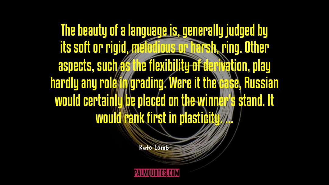 Kato Lomb Quotes: The beauty of a language