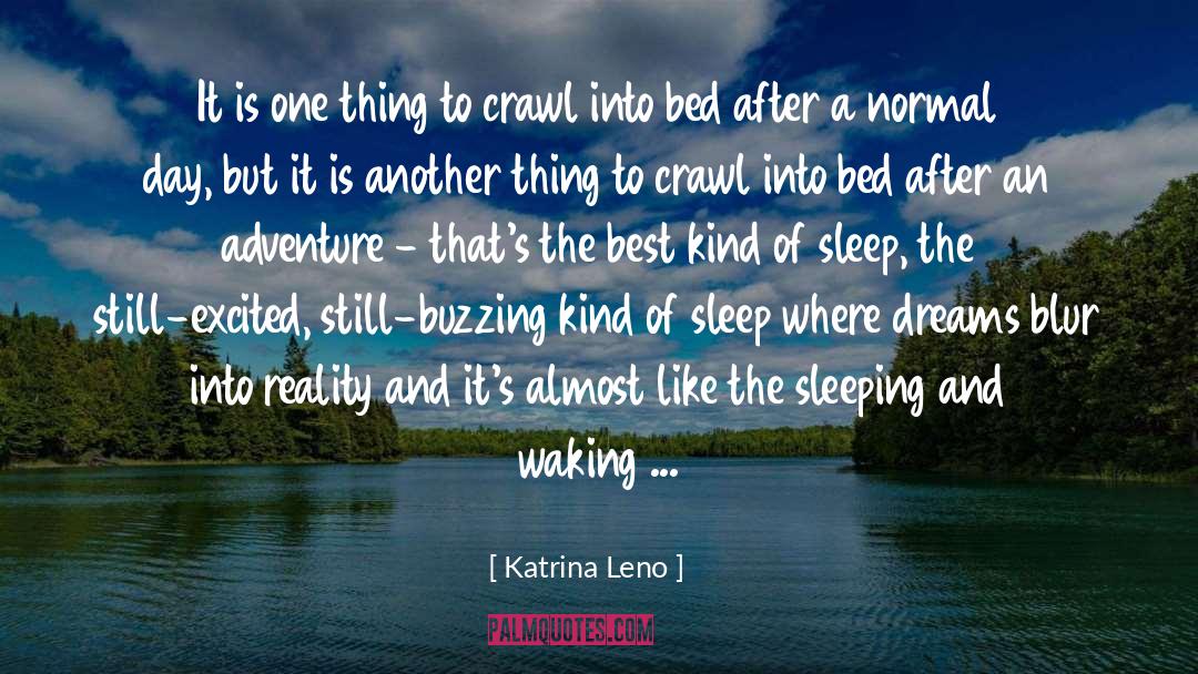 Katrina Leno Quotes: It is one thing to