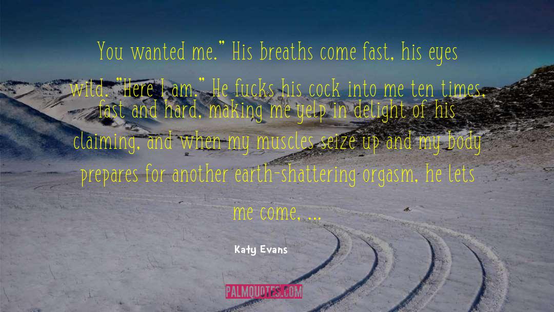 Katy Evans Quotes: You wanted me.