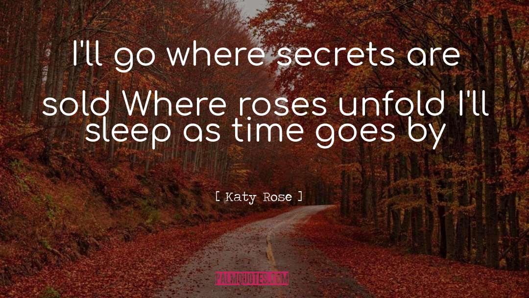 Katy Rose Quotes: I'll go where secrets are