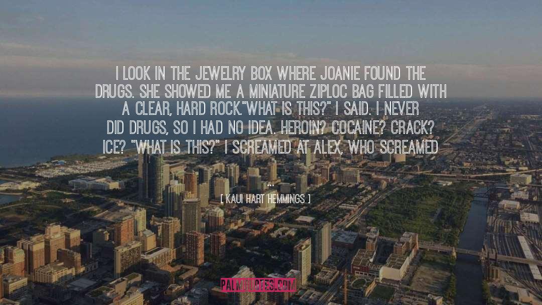 Kaui Hart Hemmings Quotes: I look in the jewelry