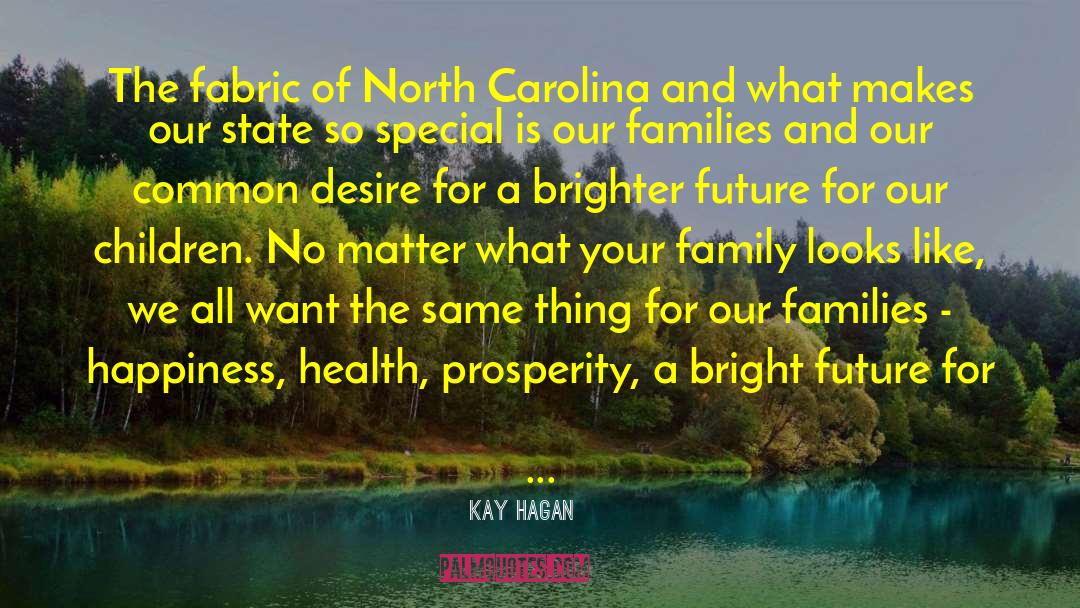 Kay Hagan Quotes: The fabric of North Carolina