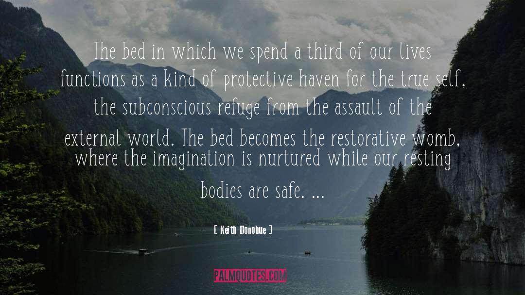 Keith Donohue Quotes: The bed in which we