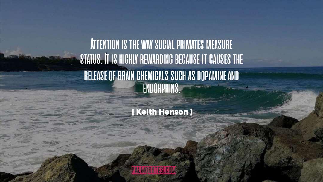 Keith Henson Quotes: Attention is the way social