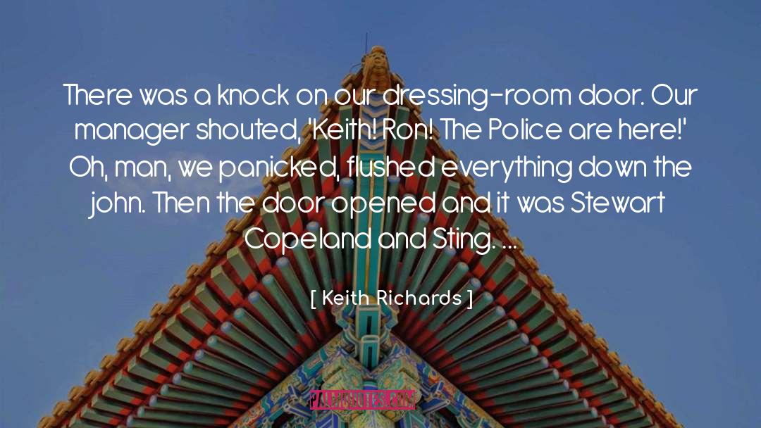 Keith Richards Quotes: There was a knock on