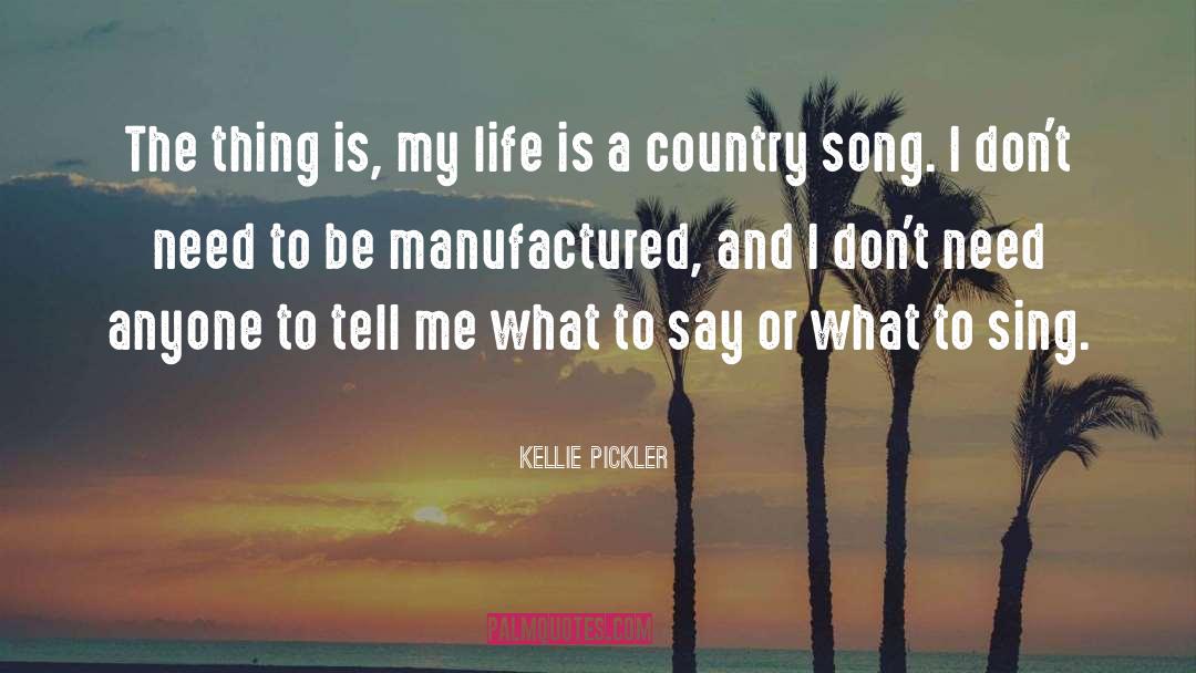 Kellie Pickler Quotes: The thing is, my life