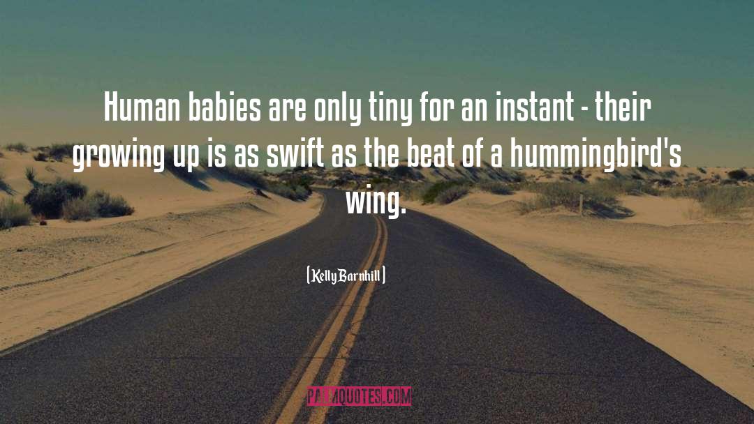 Kelly Barnhill Quotes: Human babies are only tiny