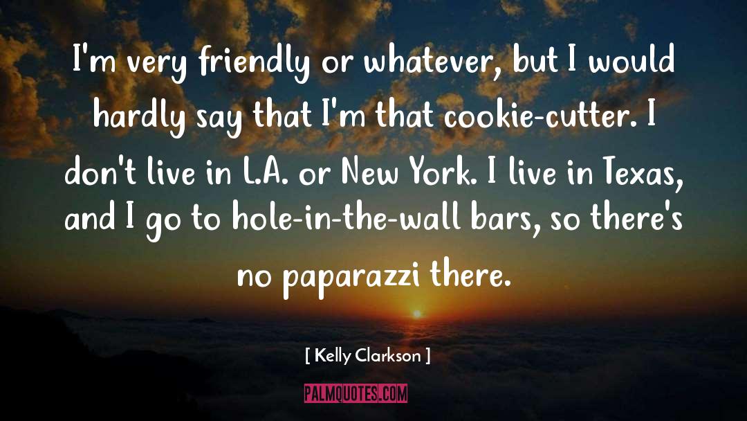 Kelly Clarkson Quotes: I'm very friendly or whatever,