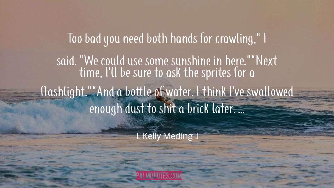 Kelly Meding Quotes: Too bad you need both