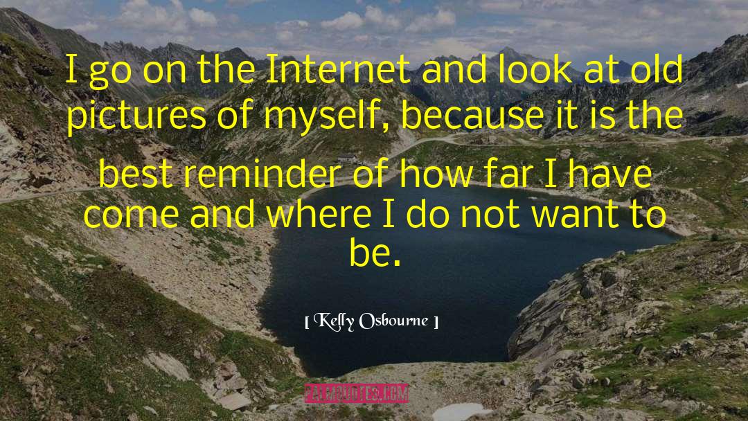 Kelly Osbourne Quotes: I go on the Internet