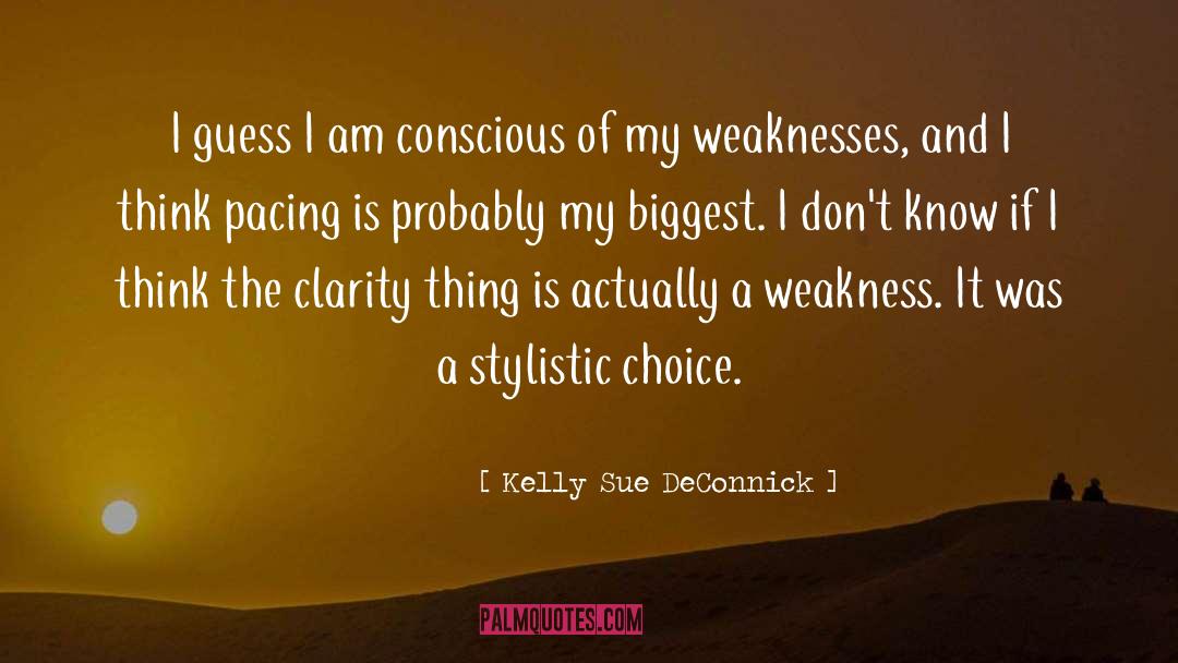 Kelly Sue DeConnick Quotes: I guess I am conscious