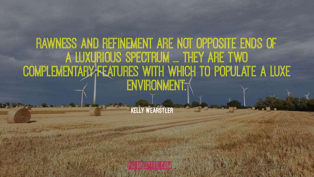 Kelly Wearstler Quotes: Rawness and refinement are not