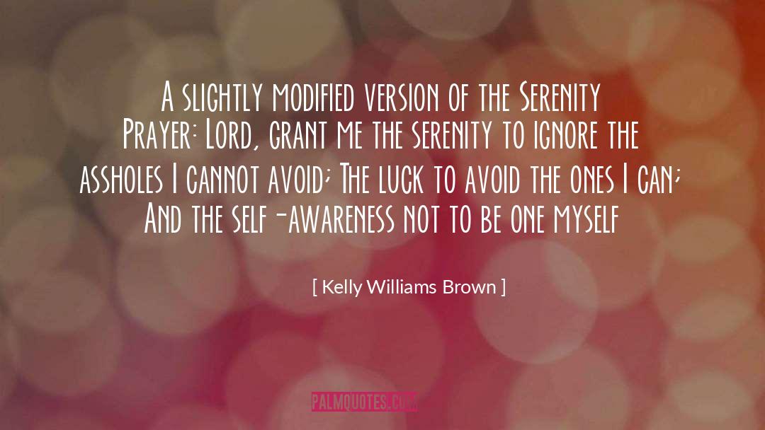 Kelly Williams Brown Quotes: A slightly modified version of