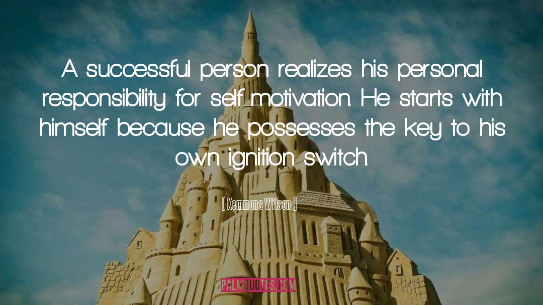 Kemmons Wilson Quotes: A successful person realizes his