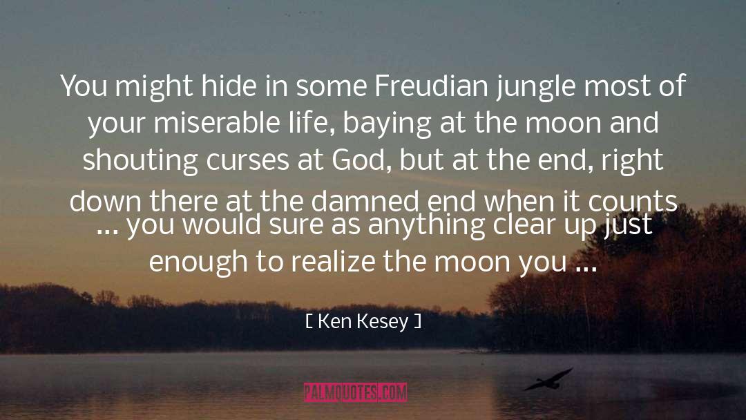 Ken Kesey Quotes: You might hide in some