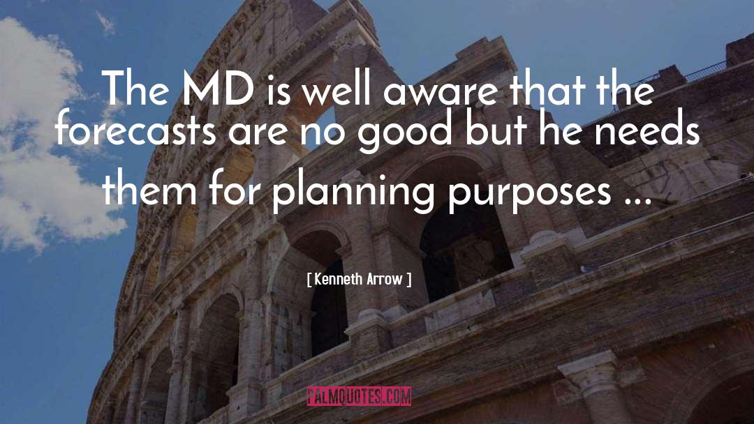 Kenneth Arrow Quotes: The MD is well aware