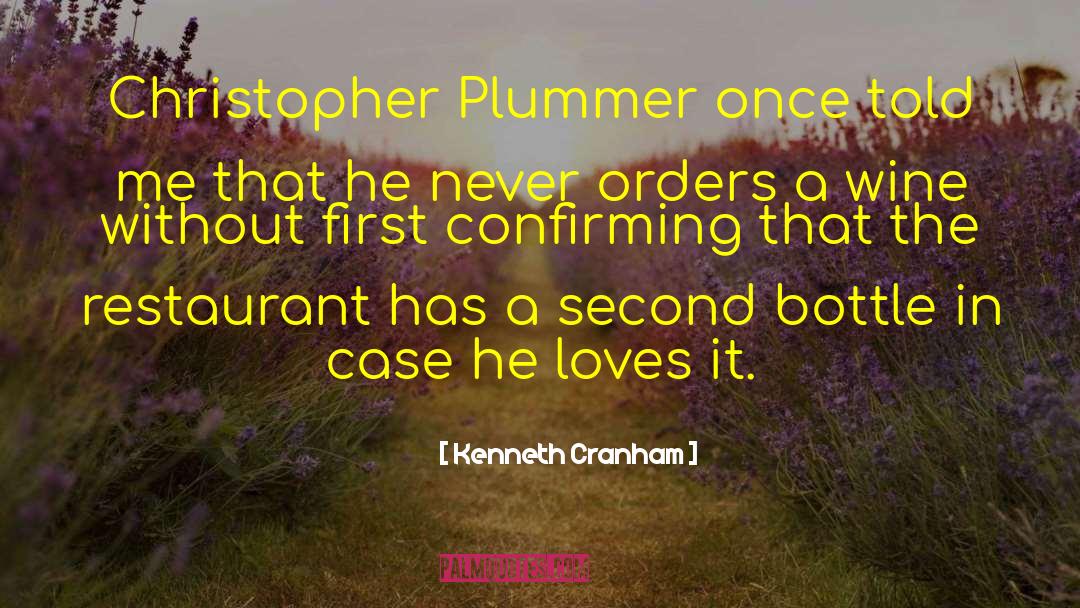 Kenneth Cranham Quotes: Christopher Plummer once told me