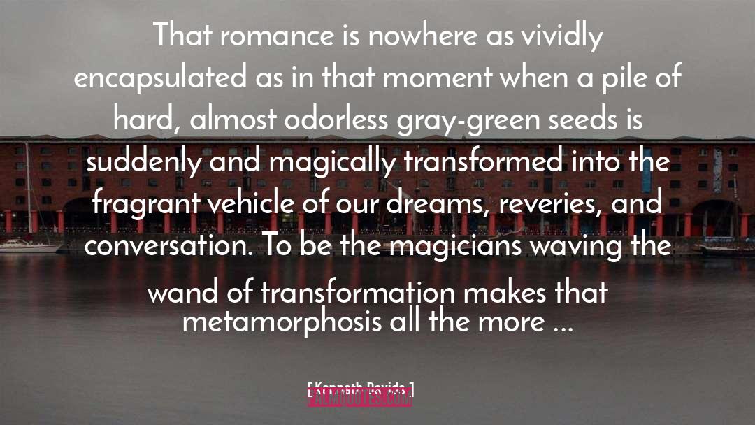 Kenneth Davids Quotes: That romance is nowhere as