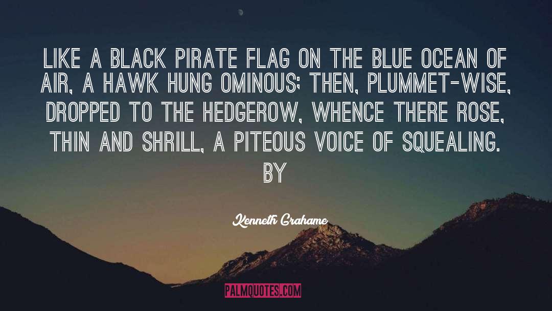 Kenneth Grahame Quotes: Like a black pirate flag