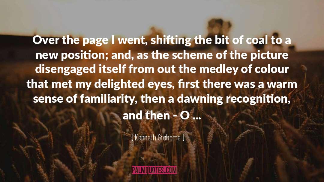 Kenneth Grahame Quotes: Over the page I went,