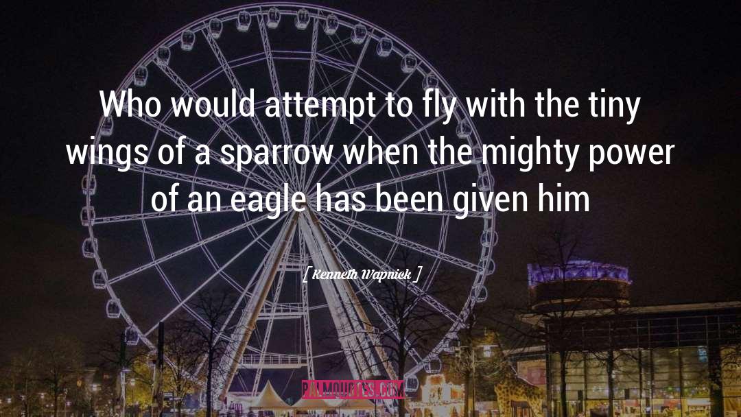 Kenneth Wapnick Quotes: Who would attempt to fly