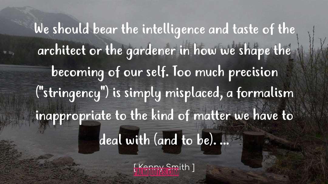 Kenny Smith Quotes: We should bear the intelligence