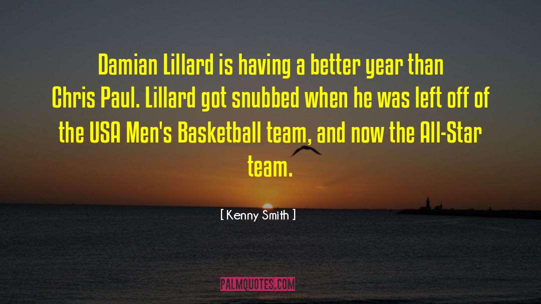 Kenny Smith Quotes: Damian Lillard is having a