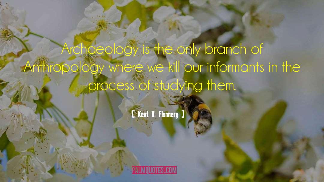 Kent V. Flannery Quotes: Archaeology is the only branch