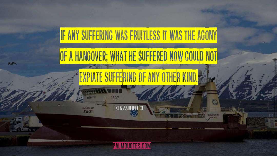 Kenzaburo Oe Quotes: If any suffering was fruitless