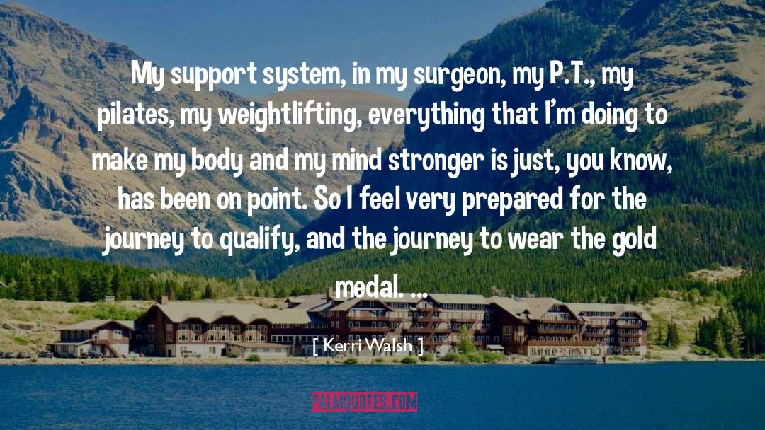 Kerri Walsh Quotes: My support system, in my