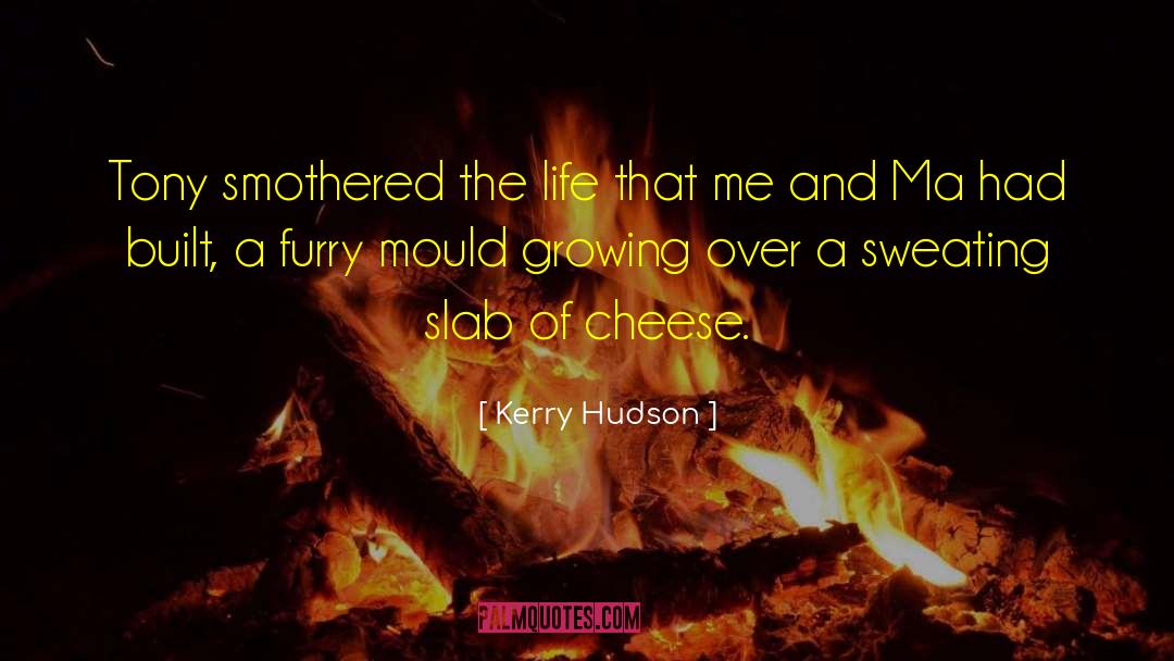 Kerry Hudson Quotes: Tony smothered the life that