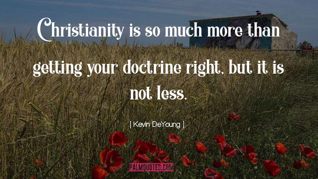 Kevin DeYoung Quotes: Christianity is so much more