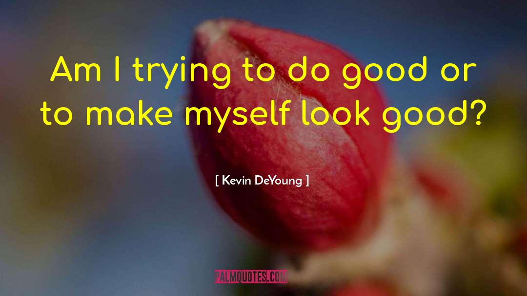 Kevin DeYoung Quotes: Am I trying to do