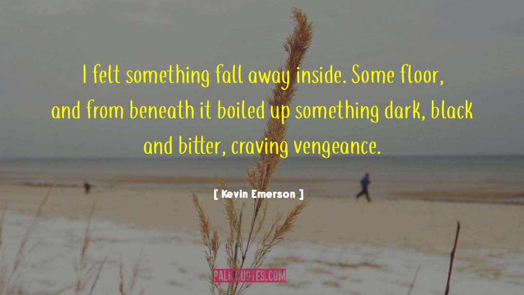 Kevin Emerson Quotes: I felt something fall away