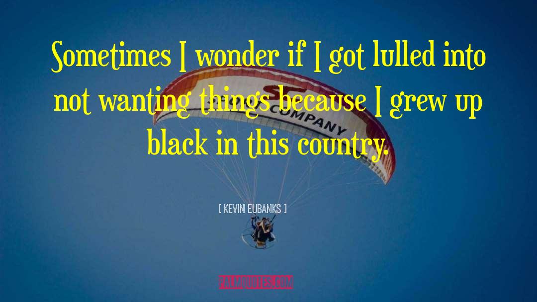 Kevin Eubanks Quotes: Sometimes I wonder if I