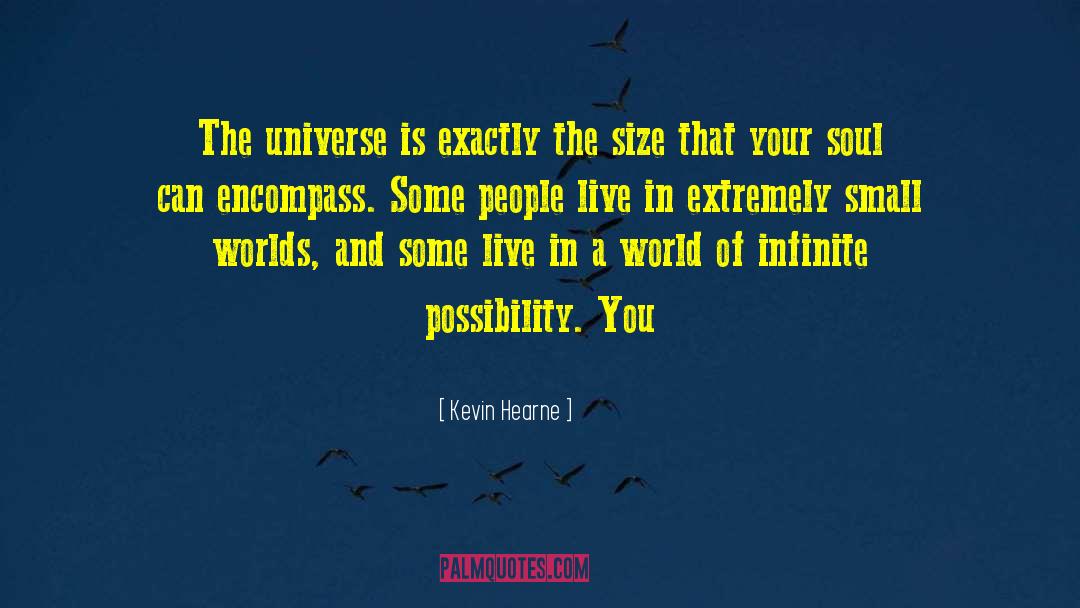 Kevin Hearne Quotes: The universe is exactly the