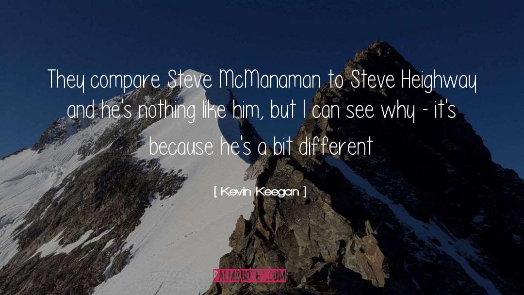 Kevin Keegan Quotes: They compare Steve McManaman to