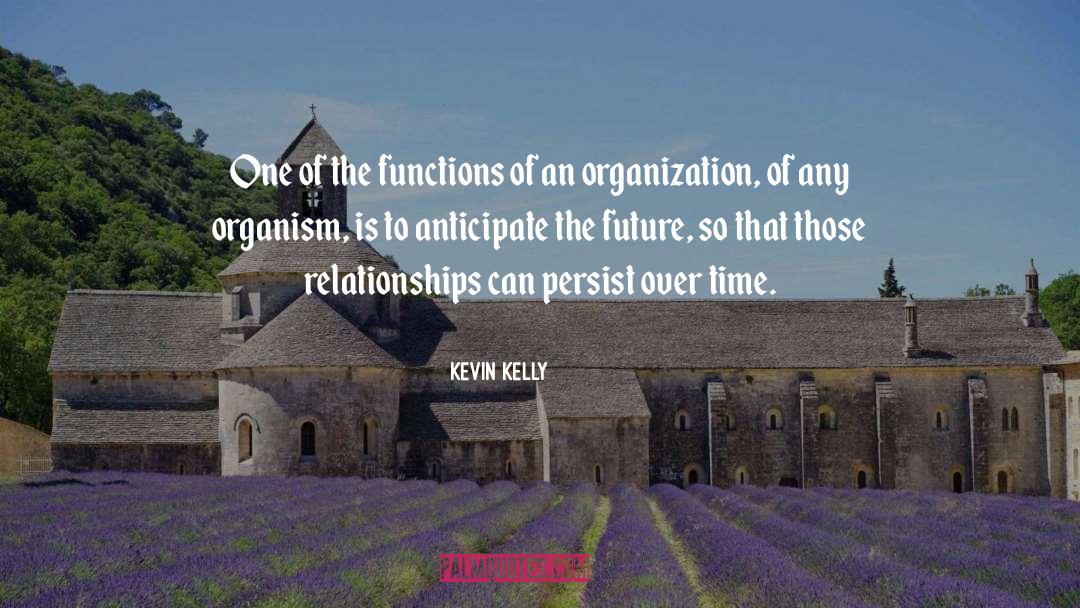 Kevin Kelly Quotes: One of the functions of