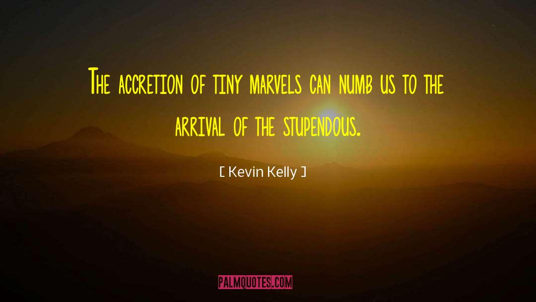 Kevin Kelly Quotes: The accretion of tiny marvels