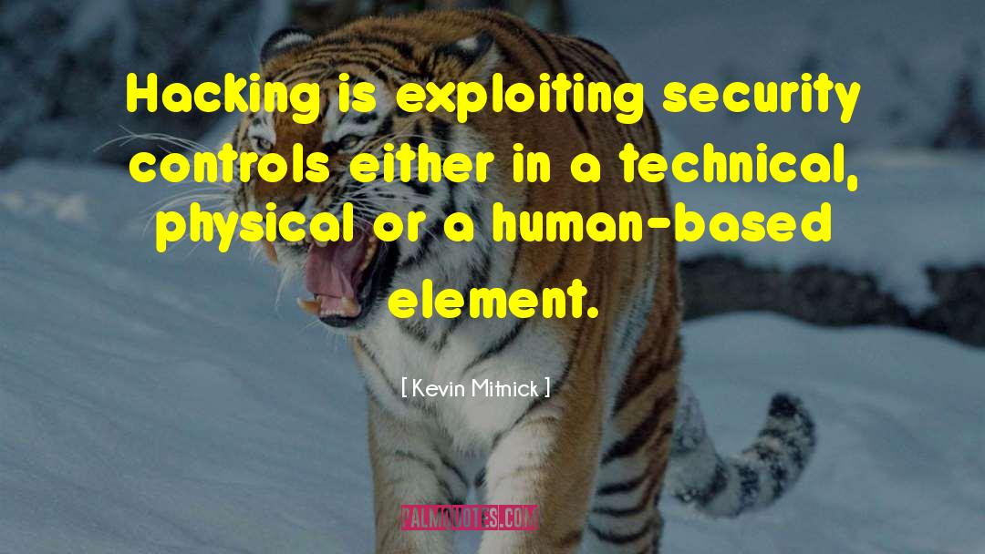 Kevin Mitnick Quotes: Hacking is exploiting security controls