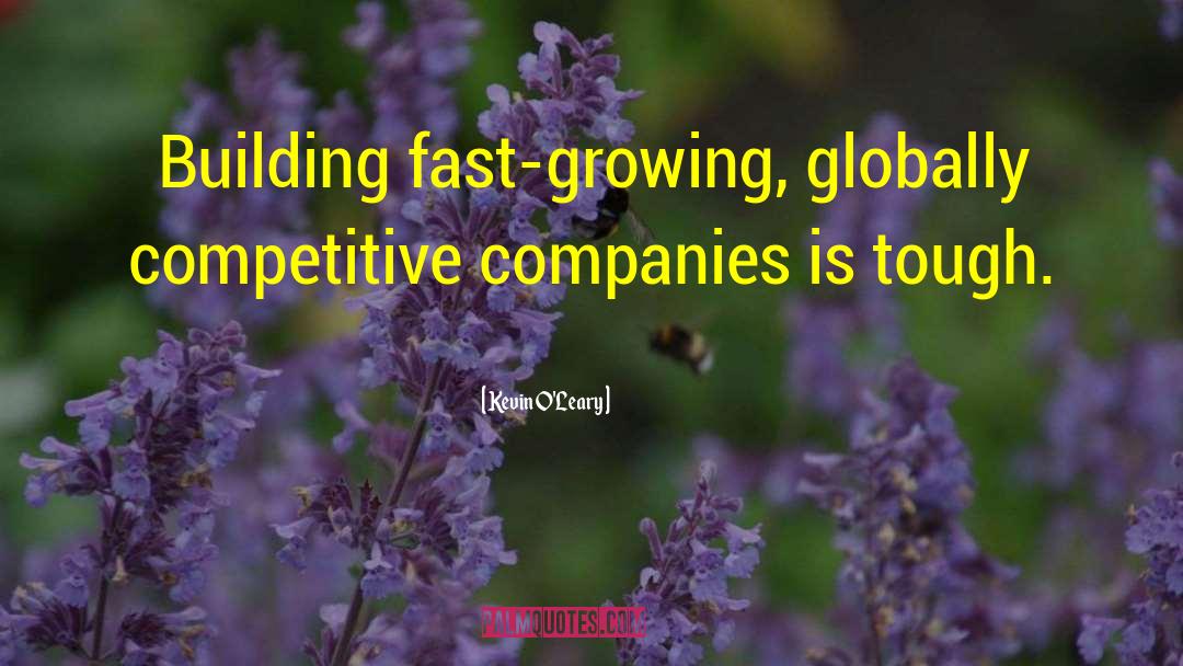 Kevin O'Leary Quotes: Building fast-growing, globally competitive companies