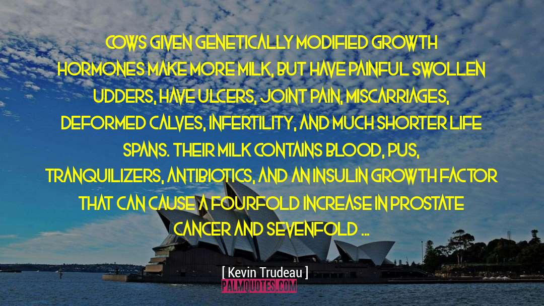 Kevin Trudeau Quotes: Cows given genetically modified growth