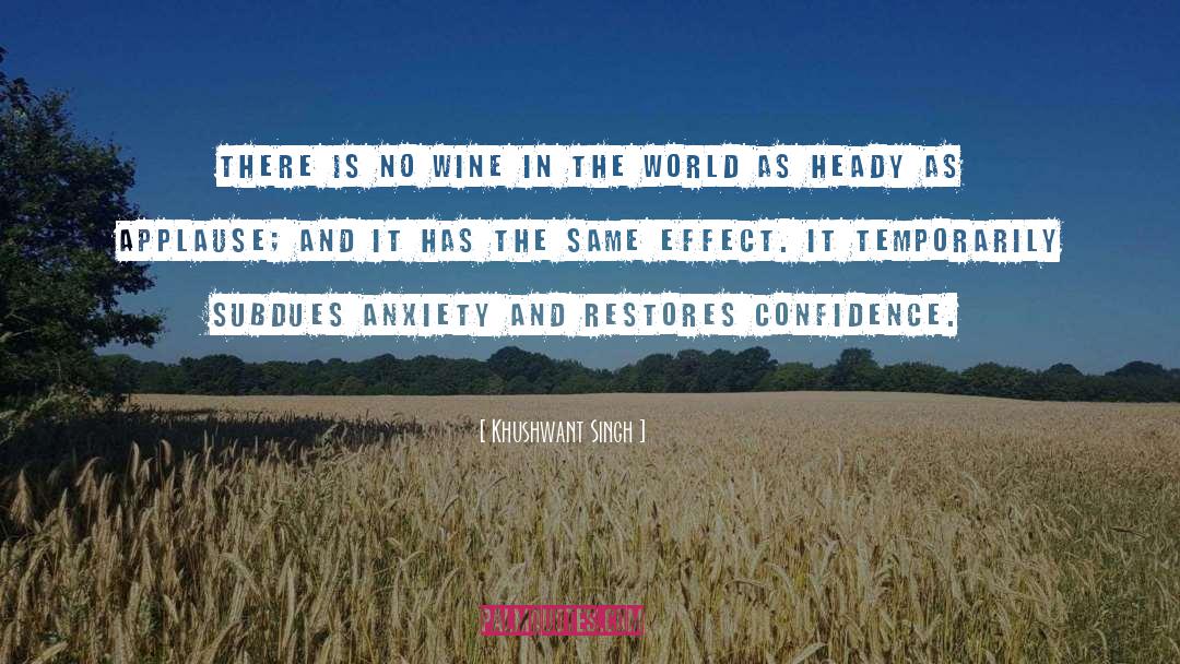 Khushwant Singh Quotes: There is no wine in