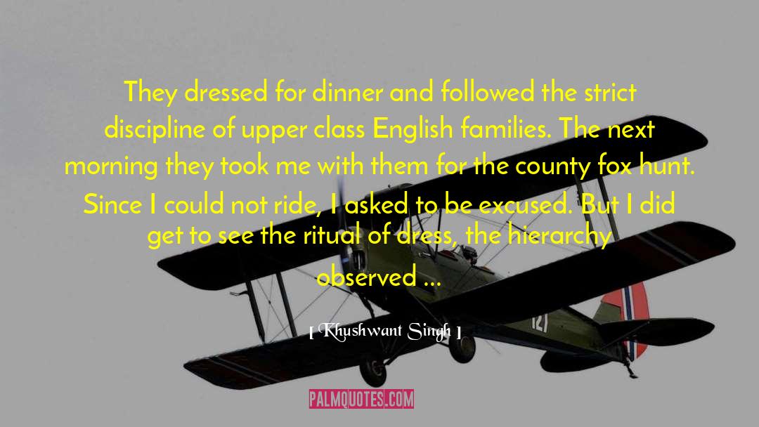 Khushwant Singh Quotes: They dressed for dinner and