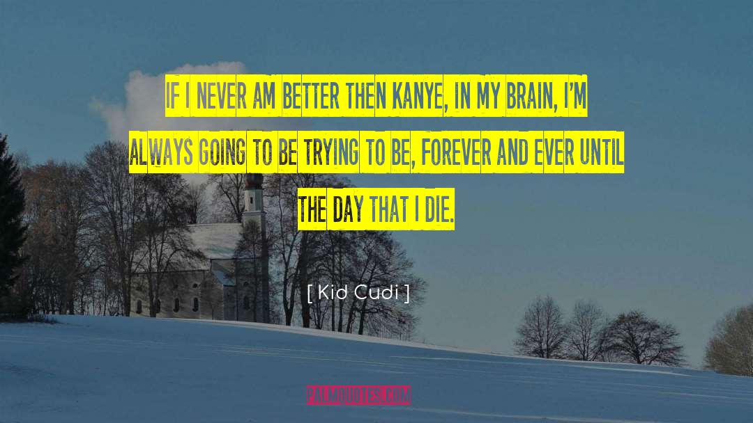 Kid Cudi Quotes: If I never am better