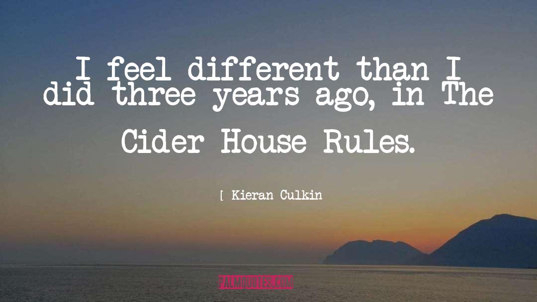 Kieran Culkin Quotes: I feel different than I