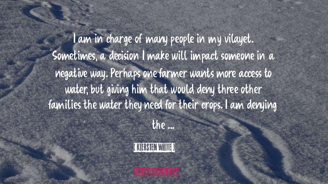 Kiersten White Quotes: I am in charge of