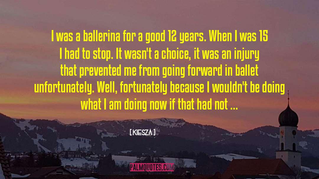 Kiesza Quotes: I was a ballerina for