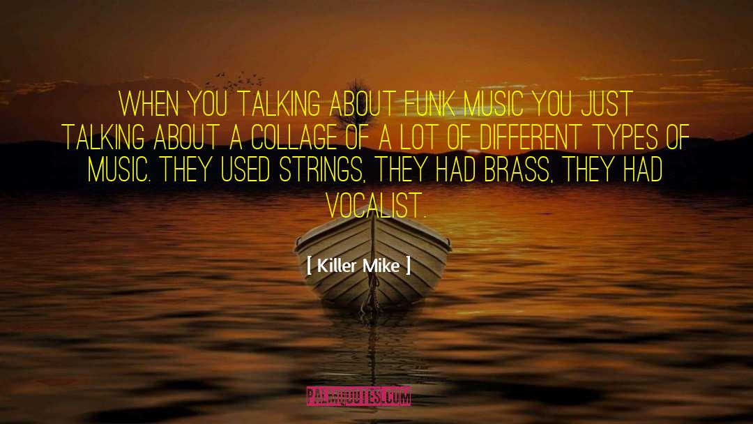 Killer Mike Quotes: When you talking about funk