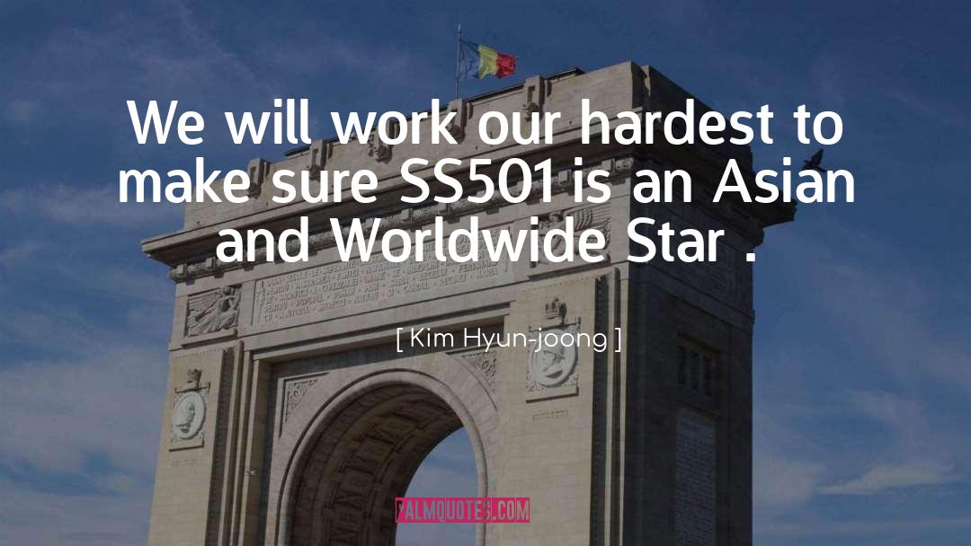 Kim Hyun-joong Quotes: We will work our hardest
